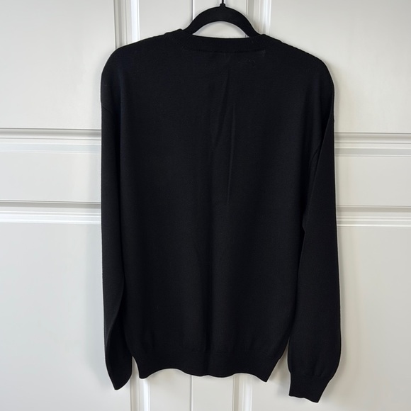 Moschino Black Men's Sweater with Bear Logo - Picture 3 of 5